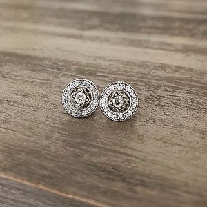 Pandora Vintage Allure CZ Earrings